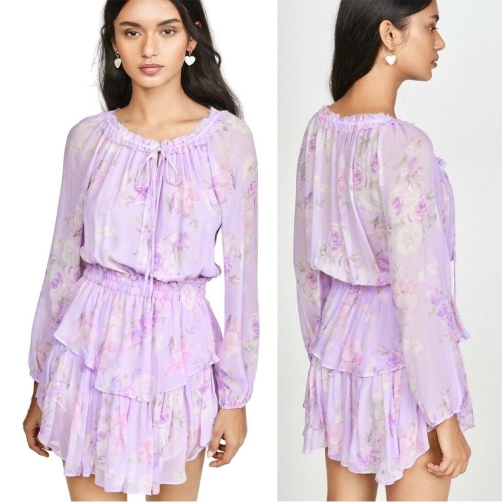 Loveshackfancy popover Dress in Lavender